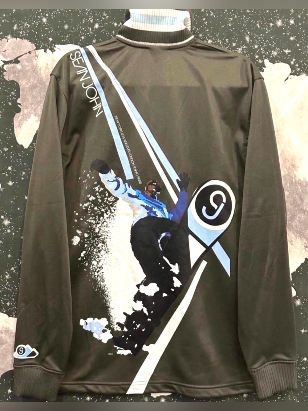 Sean John Snowboard Graphic Track Jacket